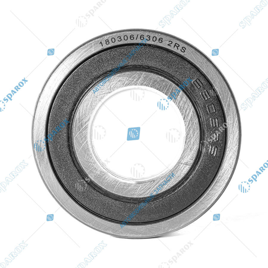 пк 180306 (6306 2RS) Подшипник 180306 (6306 2RS) шариковый радиальный однорядный закрытый (30х72х19) AIMPULS