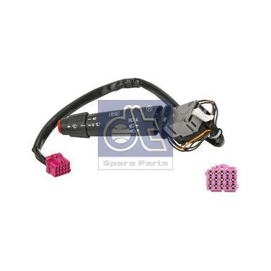 DT-4.62068SP Выключатель на  колонке рулевой, черный рычаг