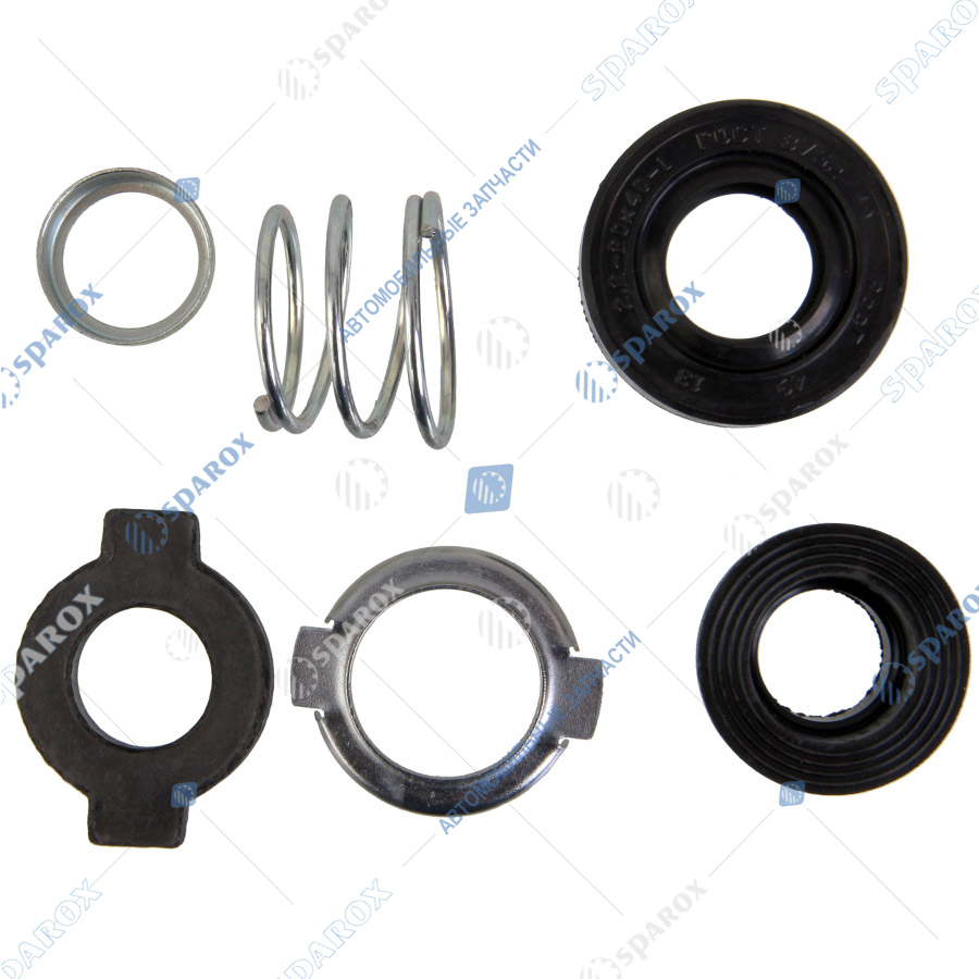 МТЗ-Р/к 913/р-130 Р/к водяного насоса МТЗ ММЗ Д-240 с/о (с манжетами) (6 поз./6 наим.) Ру-К