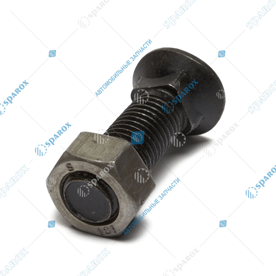 ЧТЗ-700-28-2492/3013 Болт М16х2 ножа отвала среднего Т-130/170, ДЗ-98 с гайкой