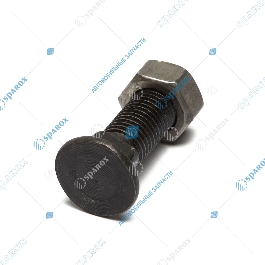 ЧТЗ-700-28-2492/3013 Болт М16х2 ножа отвала среднего Т-130/170, ДЗ-98 с гайкой