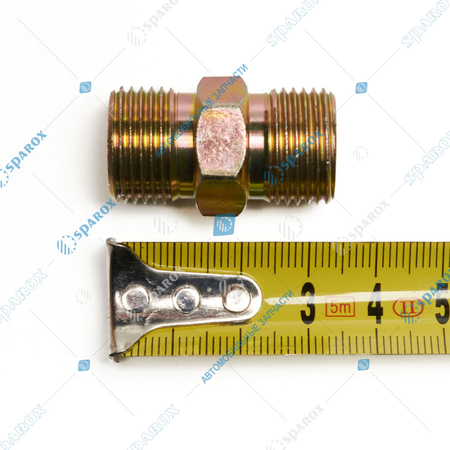 ДАЛИ-авто-DA-NP363 Фитинг метал. разборный трубки ПВХ 12/9 (10 шт уп) (250 шт кор)