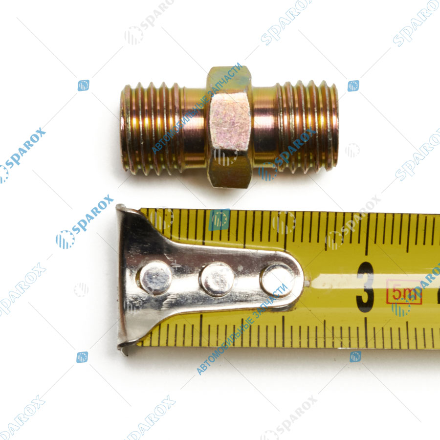 ДАЛИ-авто-DA-00475 Фитинг метал. разборный трубки ПВХ  6/4 (500, 1000 шт уп)