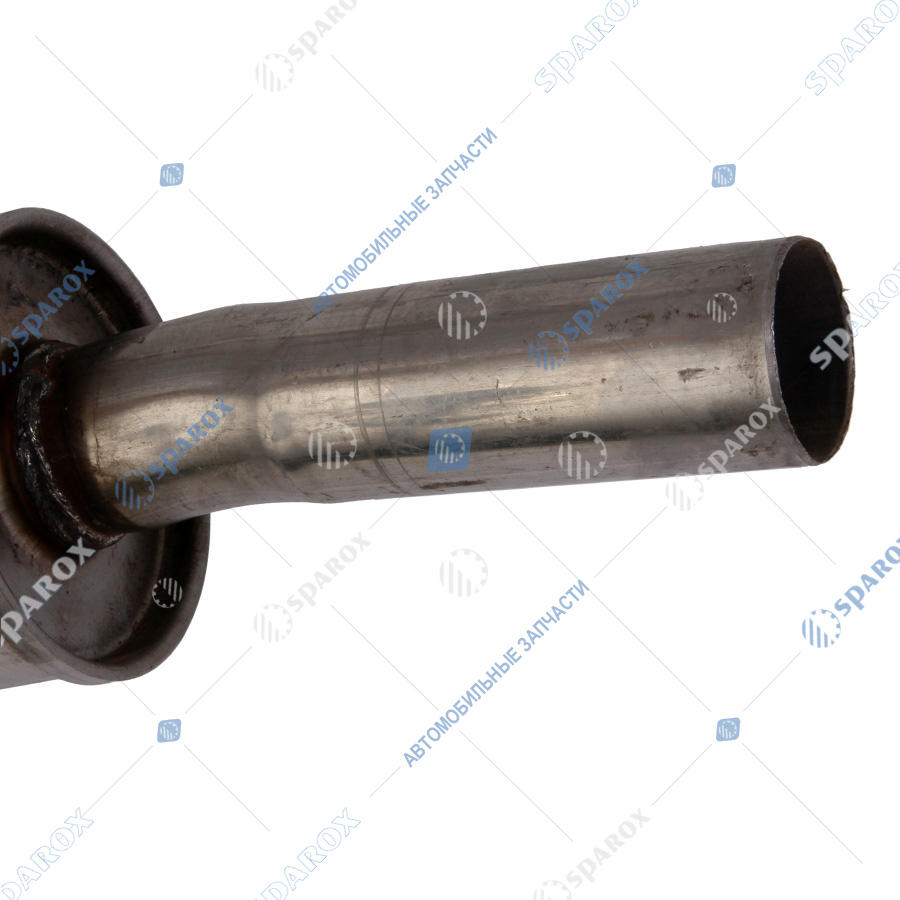 330308-1202008-01 Резонатор УАЗ-330308 ЕВРО-3 ЗМЗ-409 бортовой нержавейка (Баксан)