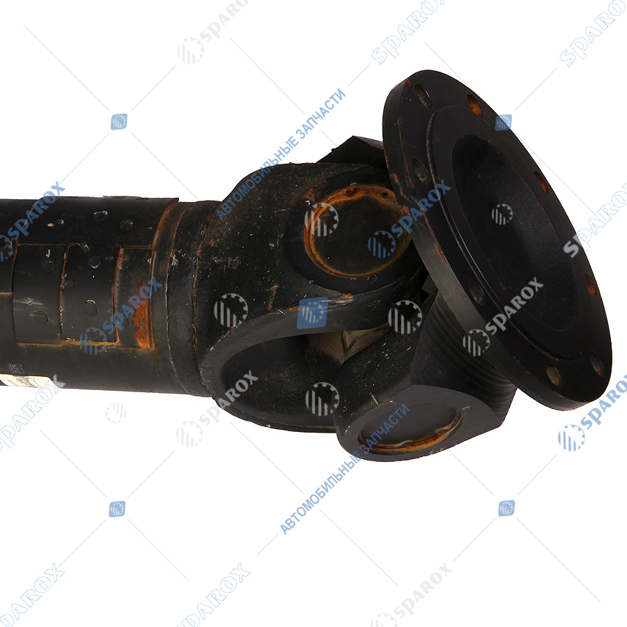 7555А-2201010-02 Вал карданный БелАЗ-7555А, L=978+70 мм, фланец с 8 отверстиями (ОАО Белкард)