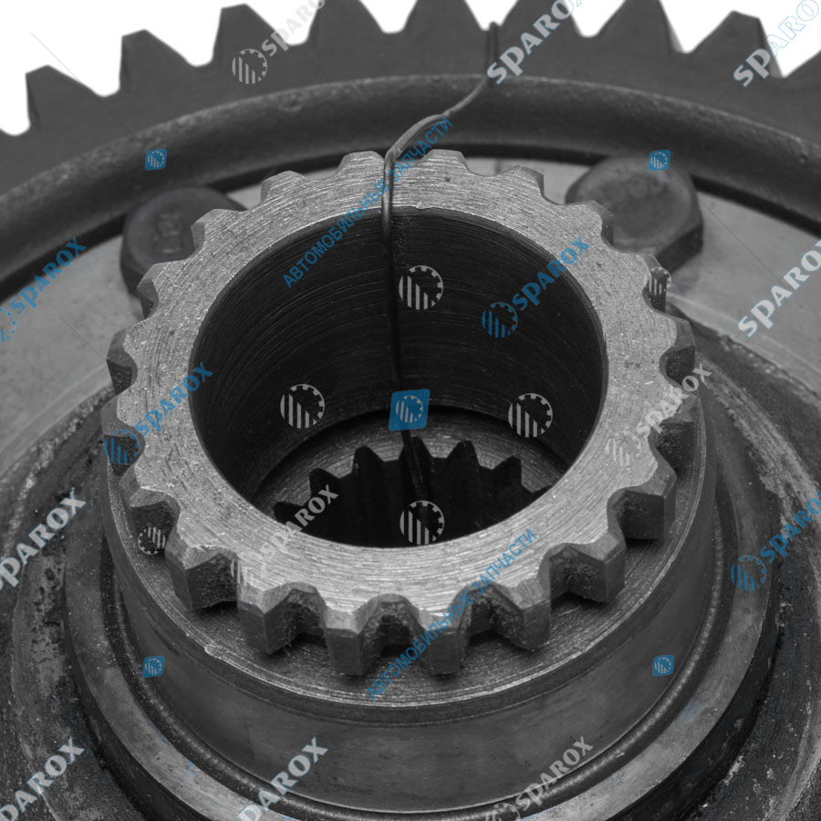 4320Х-2403010-12 Дифференциал заднего моста УРАЛ z=49 с блокировкой межколесного дифференциала (БМКД) нет внутренних колец подшипника в сборе (АО АЗ УРАЛ)