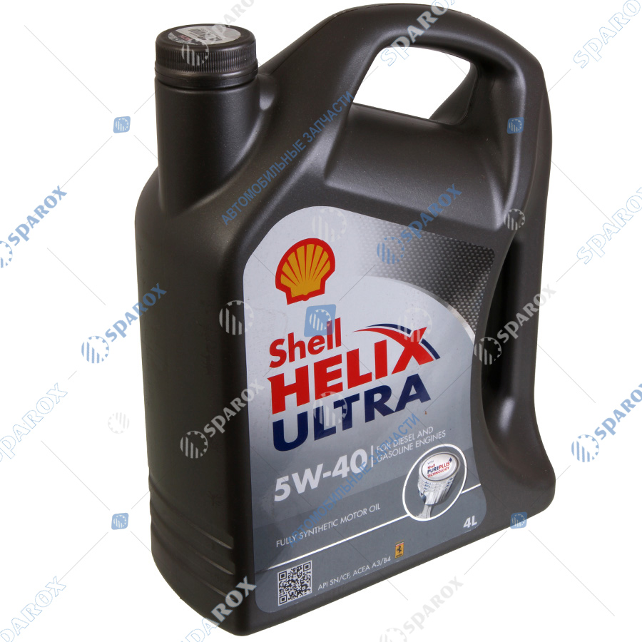 SHELL-550055905 Масло мот. синт. Shell Helix Ultra 5W-40 (4 л)