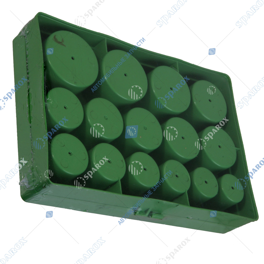 НБР01F Набор резиновых колец 30 размеров, зеленый (382 шт.)